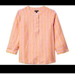 J Crew Striped Linen Tunic NWT